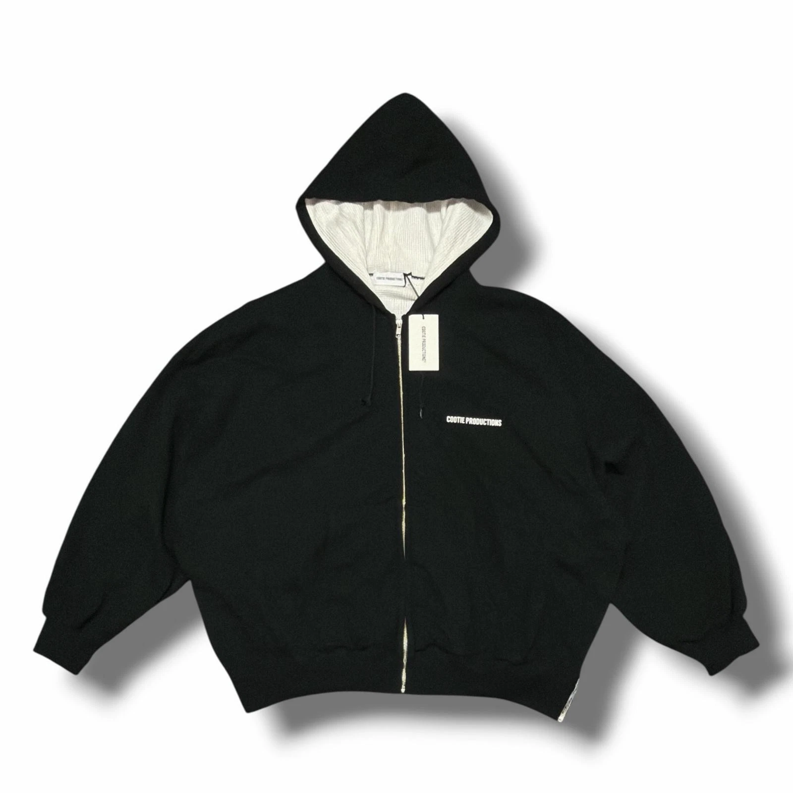 COOTIE PRODUCTIONS 25AW Thermal Combination Sweat Zip Hoodie CTE-25A314 black L