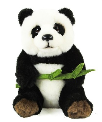 Kuscheltier Panda Huy 16 cm sitzend schwarz/weiß Plüschtier Plüschpanda