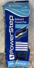 PowerStep Pinnacle Orthotics Insoles for Plantar Fasciitis, Men  s 10-10.5, W 12