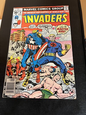 The Invaders #16, May 1977, vs Master Man (Mark's comics)