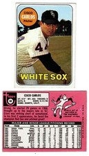 1969 TOPPS #54 CISCO CARLOS WHITE SOX SET-BREAK PITCHER