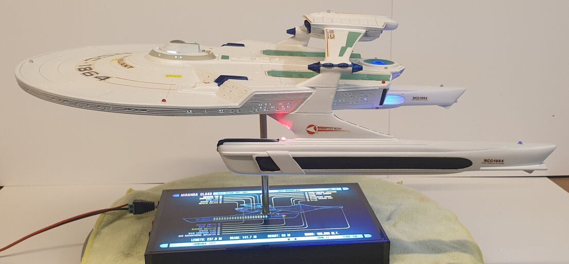 LIGHTING KIT FOR AMT 667 STAR TREK RELIANT 1:537 SCALE. (MODEL NOT