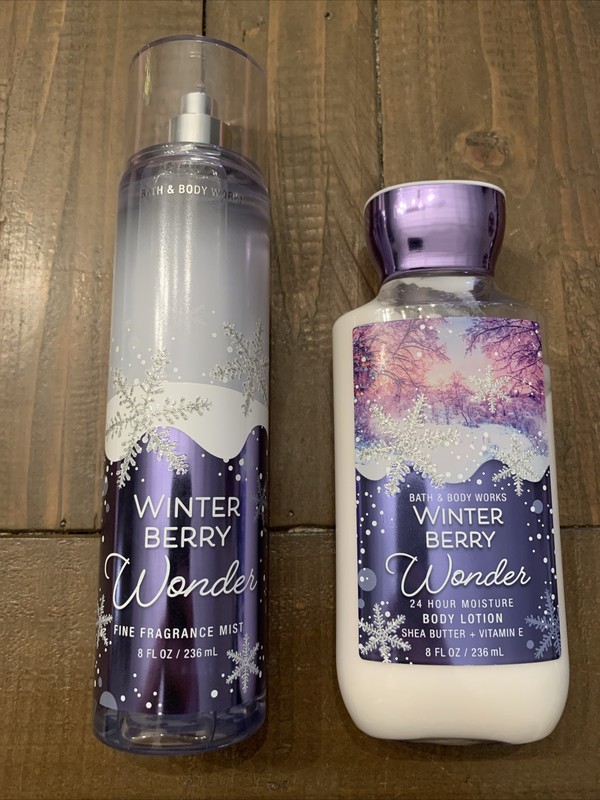 B&BW Winter Berry Wonder 24Hour Moisture Body Lotion & Mist, FREE SHIPPING!