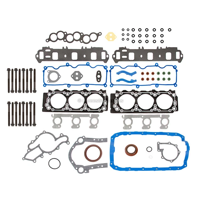 Compatível com 98-00 Ford Taurus Windstar Mercury Sable 3.0L OHV conjunto completo de parafusos de junta - Imagem 2 de 4