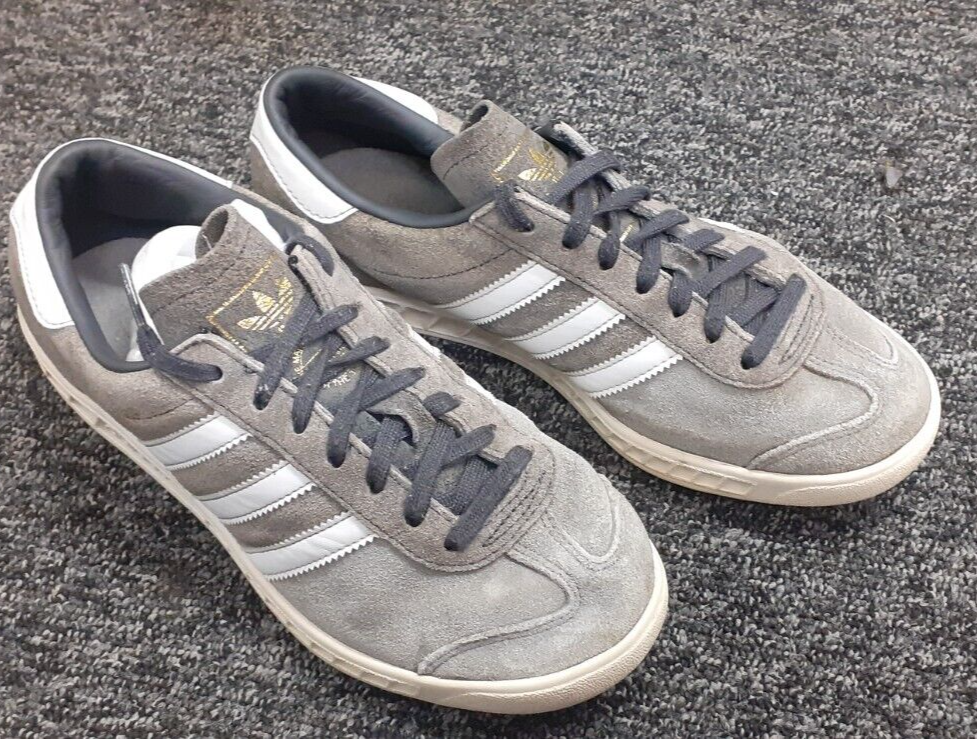 Mens Shoes Adidas Sneaker Adidas Hamburg Solid Grey Adidas