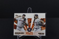 2023 Topps Series 1 JUSTIN VERLANDER GERRIT COLE ONE-TWO PUNCH #12P-18 Astros