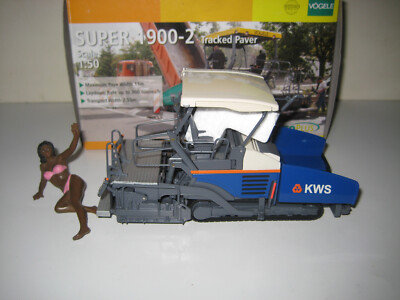 VÖGELE SUPER 1900-2 FERTIGER KWS #671.1 NZG 1:50 OVP