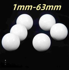 1mm-63mm PTFE Spheres PTFE Ball Diaphragm Pumps Seal Balls Valve Balls White Dia