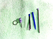 Victorinox ACCESSORY 6 Piece BLUE PARTS KIT 91mm Knives ONLY Inc Ball Point Pen