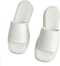 Open Toe Shoes Summer Indoor Outdoor Thick Soled Slippers for Women