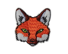 Patch écusson renard goupil thermocollant
