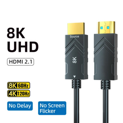 1pcs Fiber Optical Cable Compatible with HDMI 2.1 8K 4K Signal Connection Cable