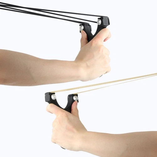 New Professional Hunting Slingshot Outdoor Catapult Sling Shot & 6 Rubber Bands - Picture 10 of 14