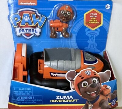 NIB Nicklelodeon Paw Patrol Zuma s Hovercraft Vehicle Figure Toy Zuma 