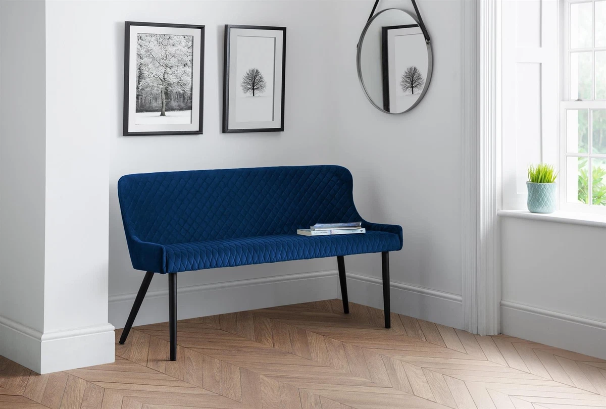 Velvet sale kitchen bench