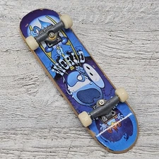 Vintage Tech Deck TM World Industries Wet Willy Flameboy Blue Cow Vintage