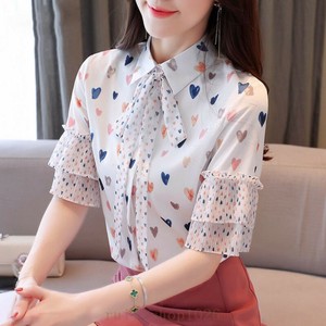 korean floral blouse