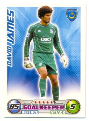 Topps Match Attax 2008-09 Premier League - Portsmouth F C - David James