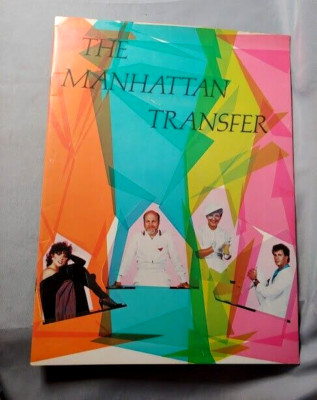 The Manhattan Transfer 1983 Concert Tour Program Souvenir VG++