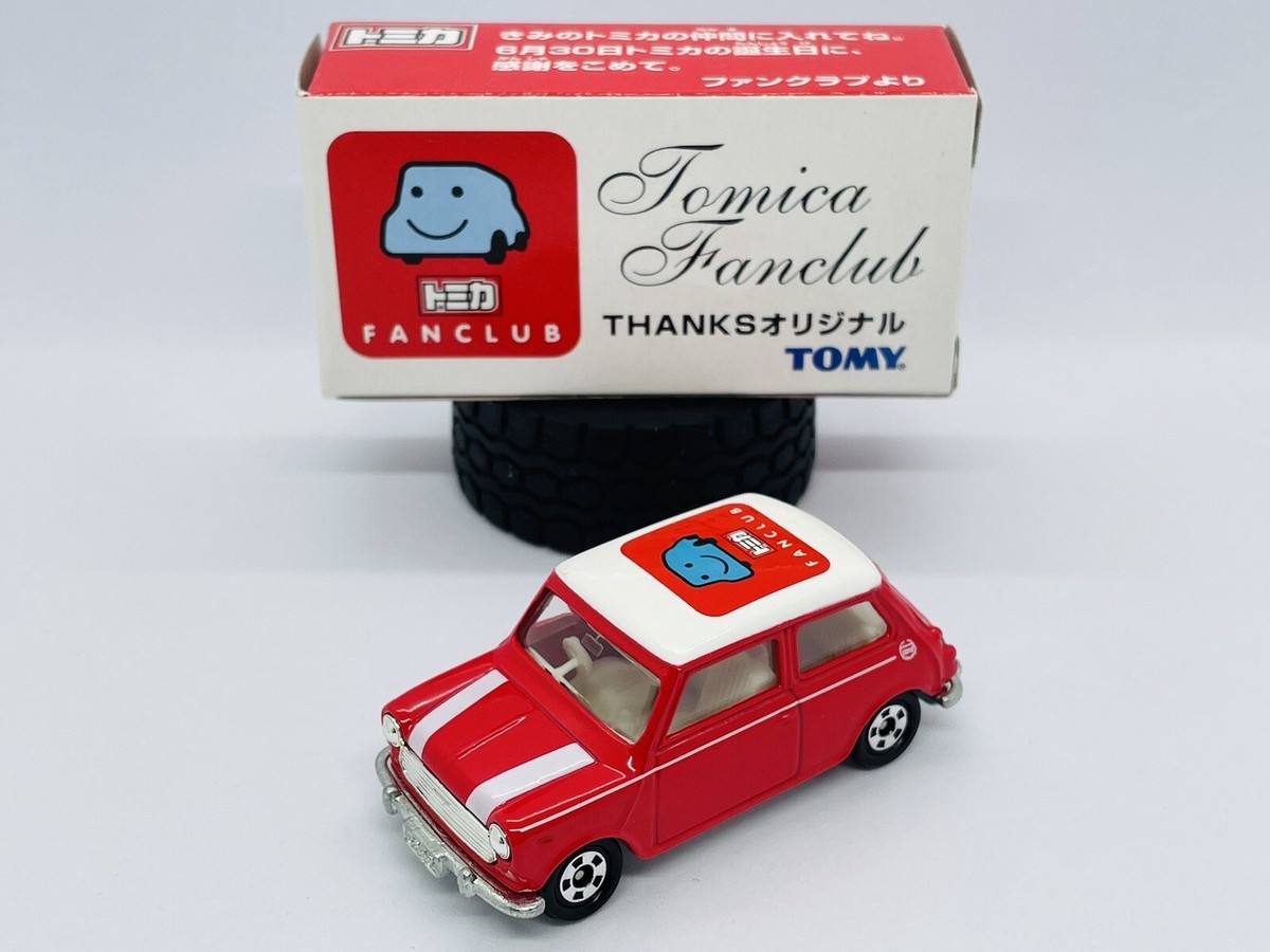 Tomica Tomy 88-2 Mini Cooper - Tomica Fanclub - Red - Made Tomica Tomy 88-2 Mini Cooper - Tomica Fanclub - Red - Made