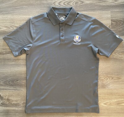 Under Armour Heat Gear 2016 Ryder Cup Hazeltine Grey Golf Polo
