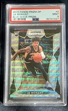 2019 Prizm Draft Picks Ja Morant Blue Wave Prizm Rookie RC /299 PSA 9