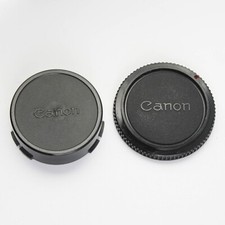 Canon FL Body Cap and Rear Cap Pair - Fits Canon FD/FL Mount