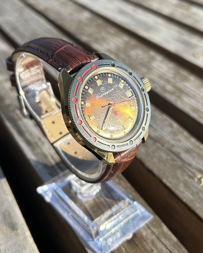 Vintage Vostok Komandirskie Watch Soviet USSR Retro Mechanical 1980s Perfect - Picture 9 of 16