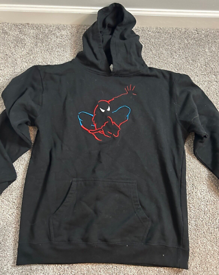 Marvel Spider-man Hoodie Boys Youth XLL Black Universal Studios