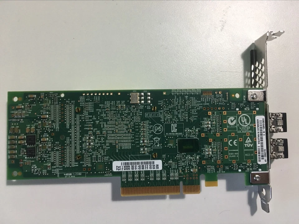 QW972A HP StoreFabric SN1000Q 16GB 2-port PCIe FC HBA 699765-001 Both brackets - Image 3 of 4