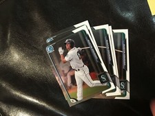 2015 Bowman Chrome BCP244 Austin Cousino 5 count all chrome lot Seattle Mariners