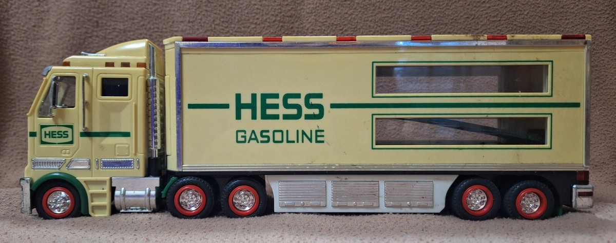 HESS GAS STATION 2003 TOY TRUCK and RACECAR NO BOX