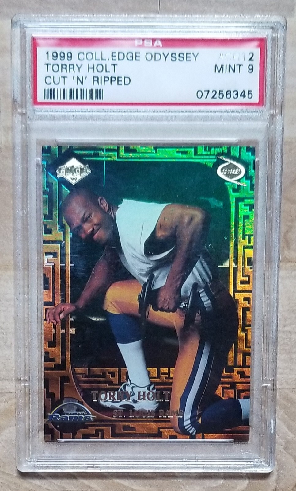 Torry Holt Collector's Edge Odyssey Cut'N Rip #CR12 Cut N Ripped