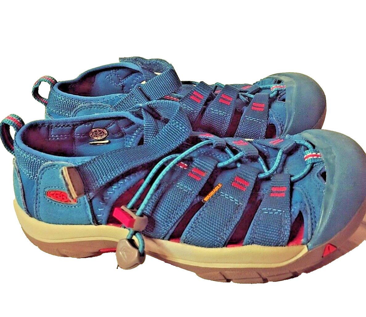 Keen Newport H2 Jr bambino taglia 4 donna 5 5 6 verde acqua con accenti rosa