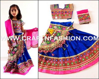 mirror work chaniya choli