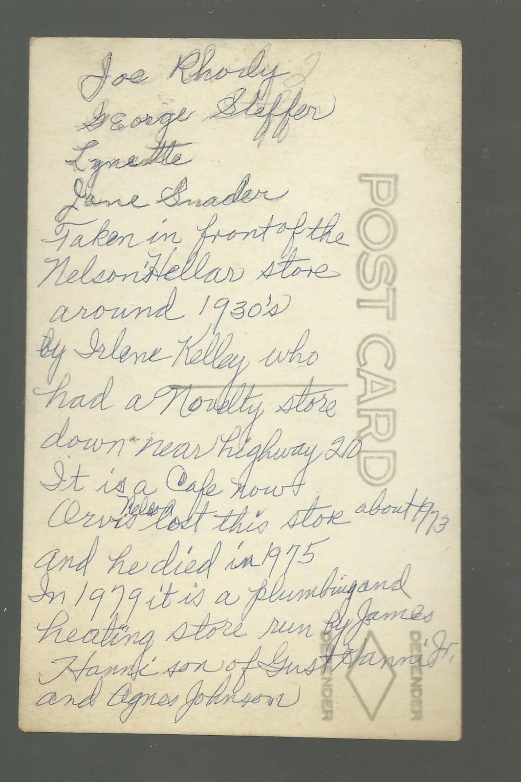 Tamarack MINNESOTA RP c1930 GENERAL STORE Gas Station nr McGregor