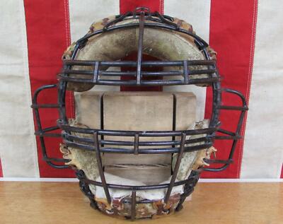 Vintage Baseball Catchers Mask in Rustic Setting | Premium AI-generated image