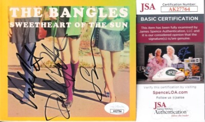 Bangles signed autographed Sweetheart of the Sun 2011 CD photo Susanna Hoffs JSA