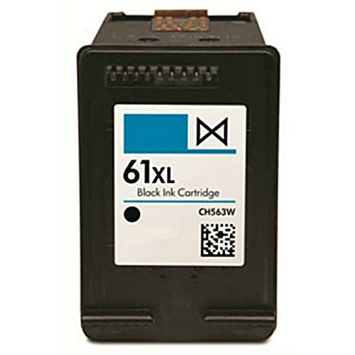 Ninjatoner 5-Pack Remanufactured Ink Cartridges – For HP 61XL – Black & Tri-Color – Fits ENVY 4500 5530 DeskJet 1510 OfficeJet 2620