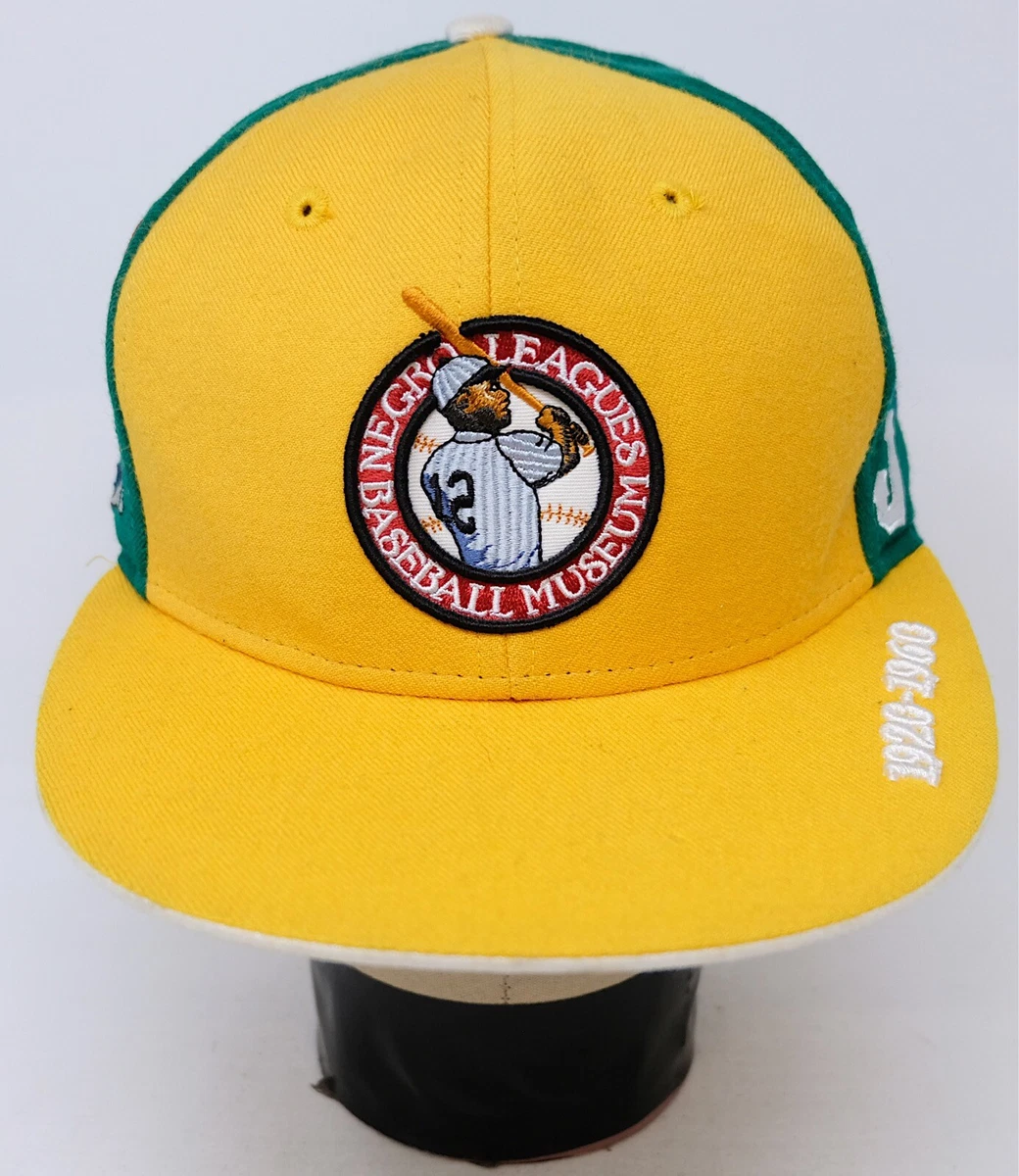Rare Vintage HEADGEAR Negro Leagues Baseball Museum Fitted Hat Cap ...