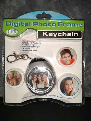 NEW Digital Concepts 1.5'' Digital Photo Frame Keychain Item#12690. New