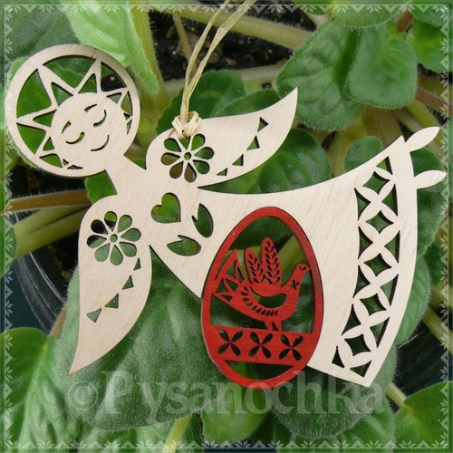 Juego de 12 adornos de Pascua. Decoración del árbol de Pascua. Arte ucraniano. Regalo único de Pascua. - Imagen 5 de 15