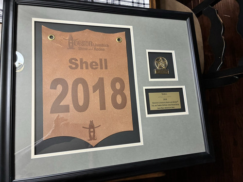 24"x20.5" Shell Executive's Dream Office Art Houston Livestock Show 2018