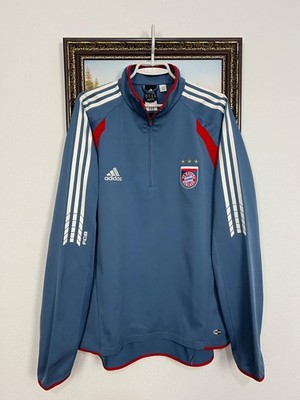 Vintage Adidas Bayern Munich Football Train Sweatshirt Soccer Jacket Track Top L
