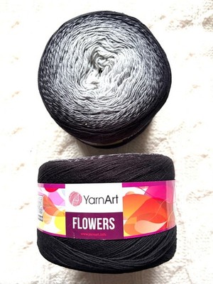 1 Torte x 250g YarnArt Blumen Garn Torte - Farbe 253: Baumwollmischung