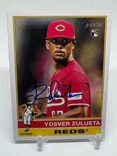 2025 Topps Heritage - Yosver Zulueta #132 (RC) SIGNED