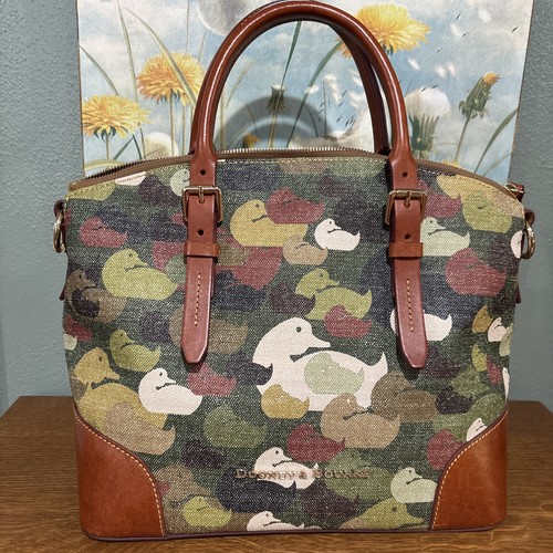 Dooney and Bourke Duck Dynasty Limited Edition DYO62 GR Domed Satchel Green