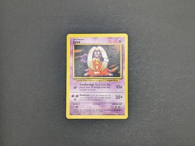 Pokémon TCG Jynx Regular Uncommon Base Set 31/102 Medium Played