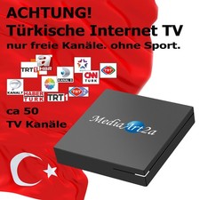 Türkische TV Internet IPTV Box Mediaart-2a Android kostenlose öffentliche Kanale