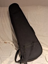 cloth cover hard case for violin, zippers work, but need pulls on zipper, GFE